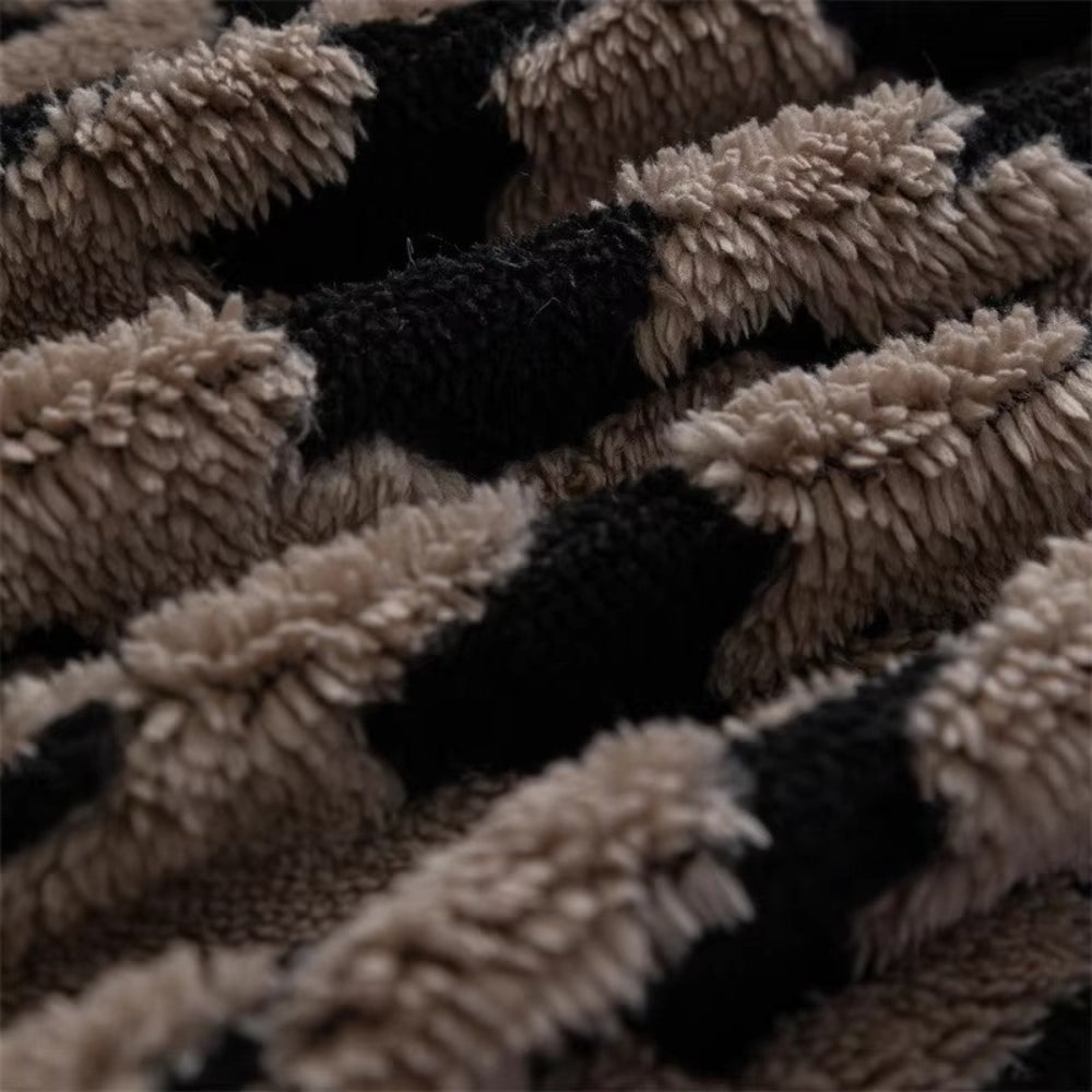Cavalli Houndstooth Pluche Sofa Dekbedovertrek