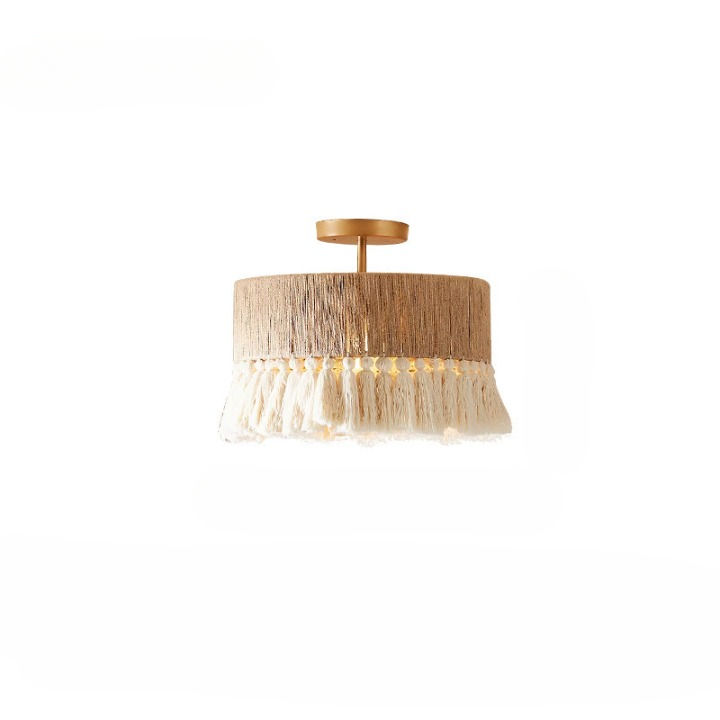 Bohemian Vintage Hennep Touw Tassel Kroonluchter