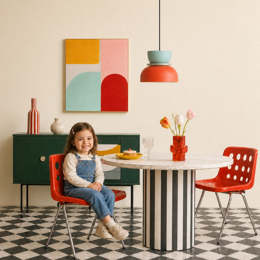 Lucie Kleurblok Scandinavische Hanglamp