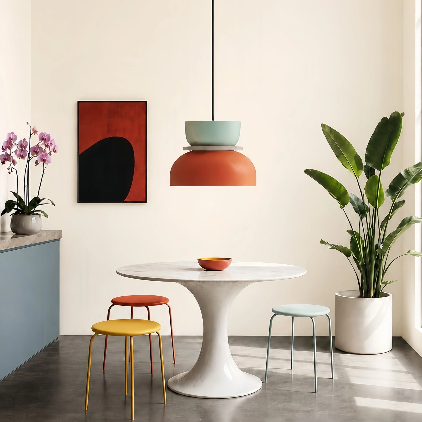 Lucie Kleurblok Scandinavische Hanglamp