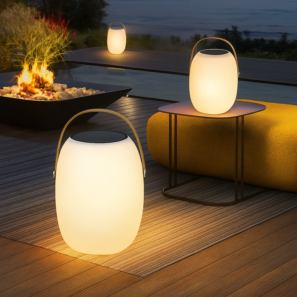 Draagbare Terras Zonne Lamp