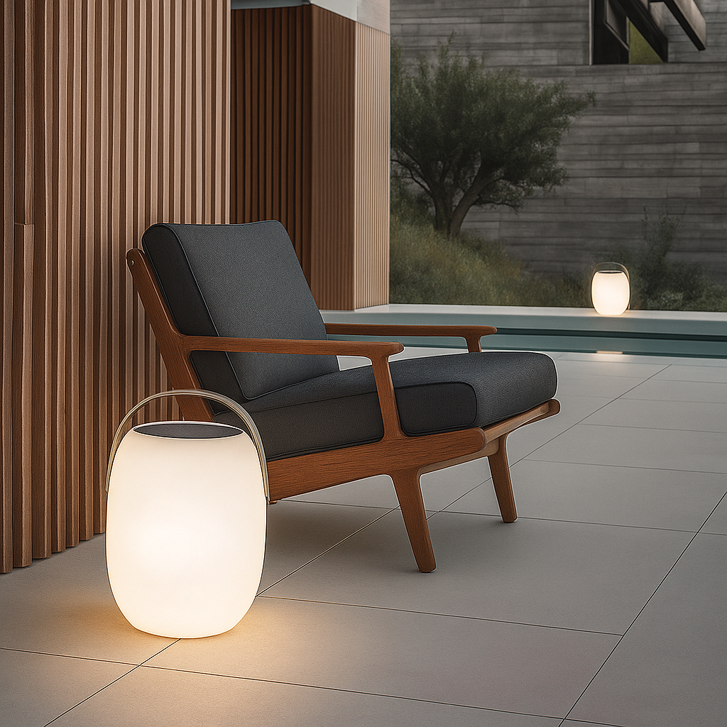Draagbare Terras Zonne Lamp
