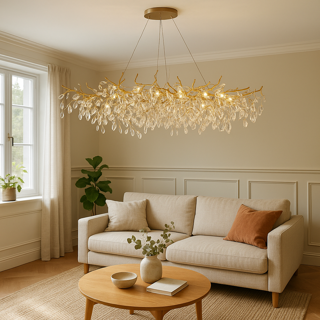 Franse Stijl Glas Kroonluchter