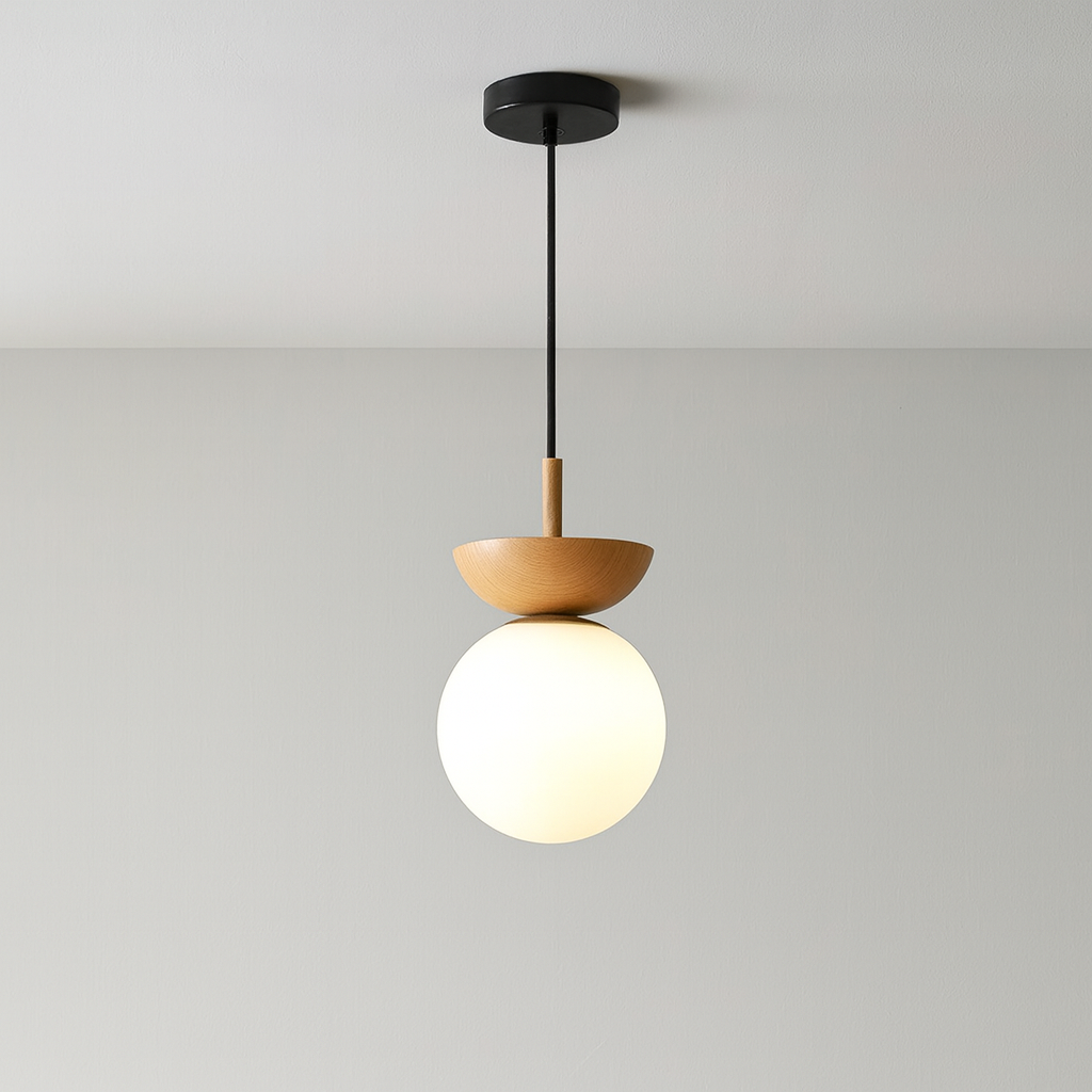 Minimalistische Japanse Globe Hanglamp