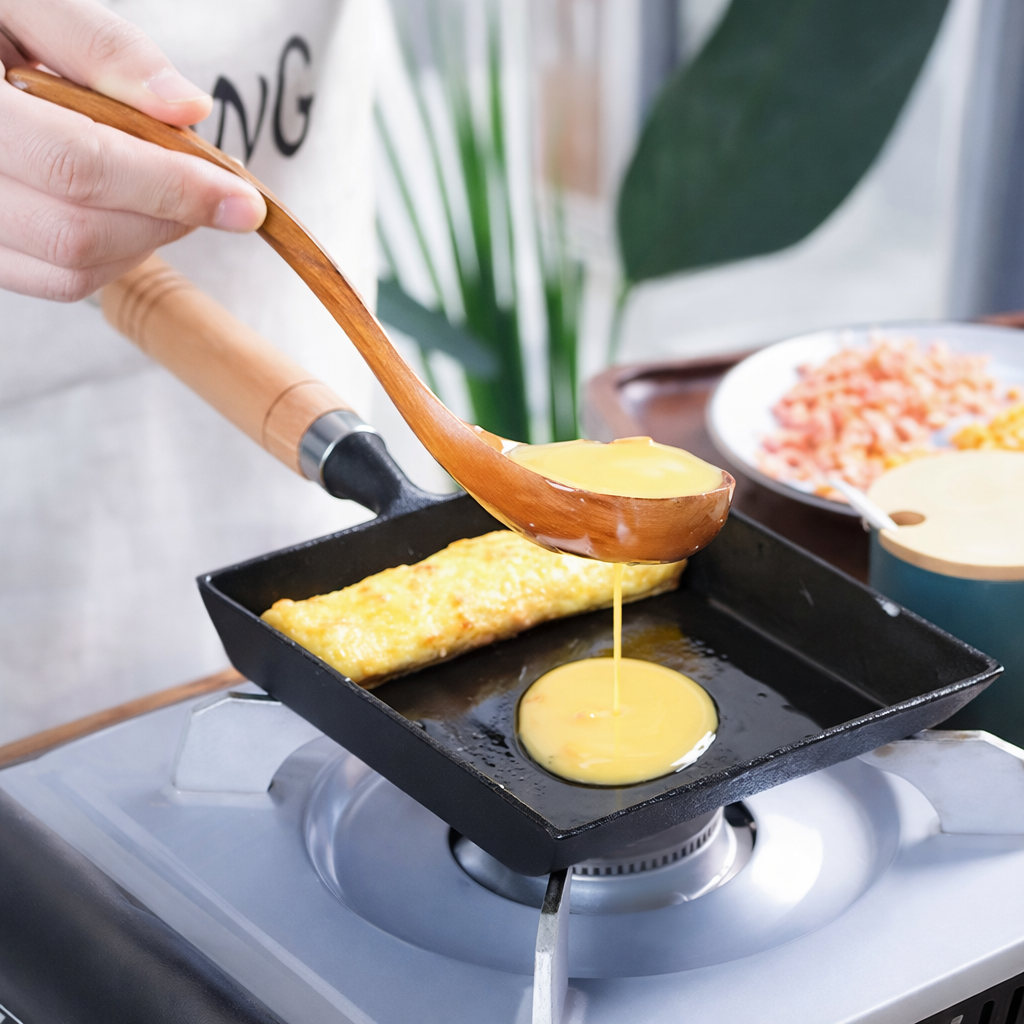 Japanse Gietijzeren Eierpan voor Tamagoyaki