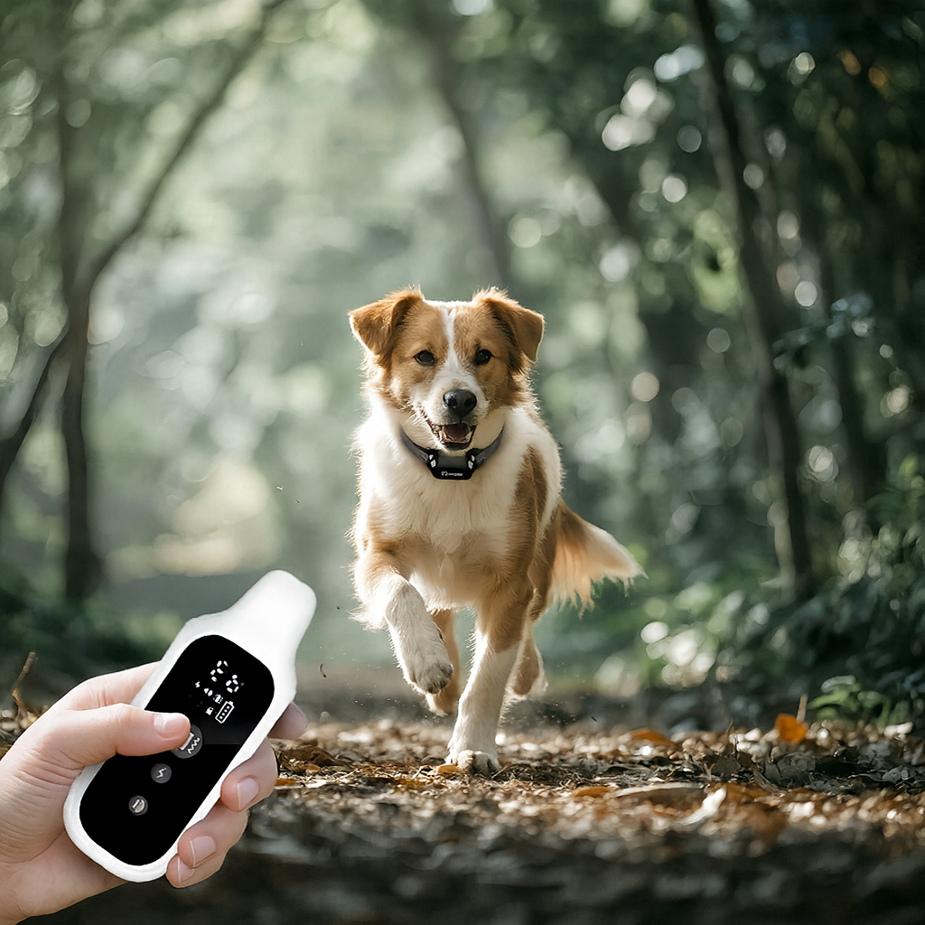 Hondenhalsband Met Afstandsbediening | Signaal- & Vibratiefunctie Voor Training