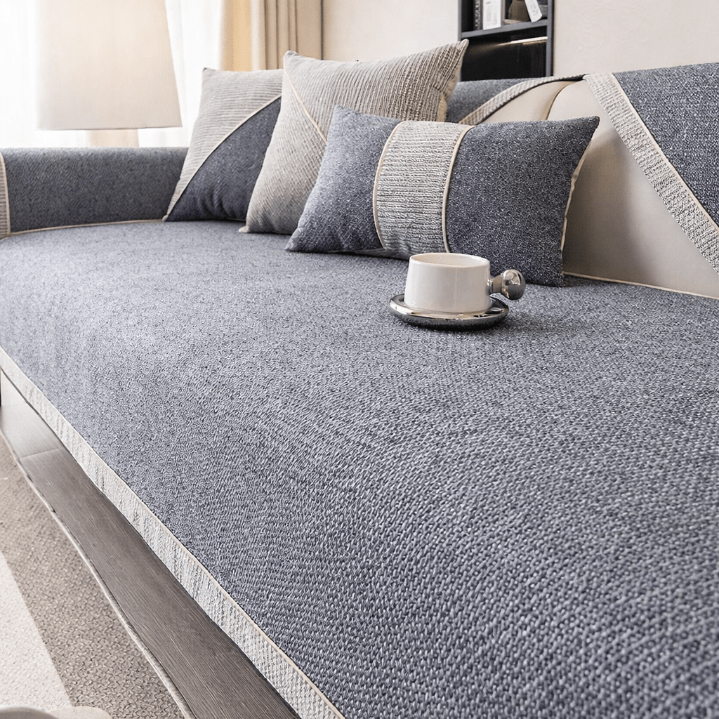 NATURWEFT – Antislip Katoen-Linnen Sofahoes voor alle seizoenen