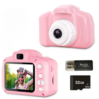 Fotocamera voor Kinderen met HD 1080p Video – Duurzaam, Valbestendig voor Leeftijd 3 en Ouder, Dubbele Camera Functie