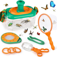 Insecten Verkenningsset voor Kinderen - Veilige Plastic met Vergrootglas en Terrarium