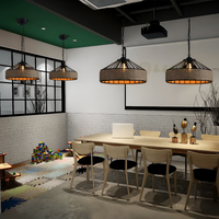 Classic Hennep Touw Rustieke IJzeren Hanglamp