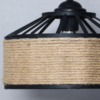 Classic Hennep Touw Rustieke IJzeren Hanglamp