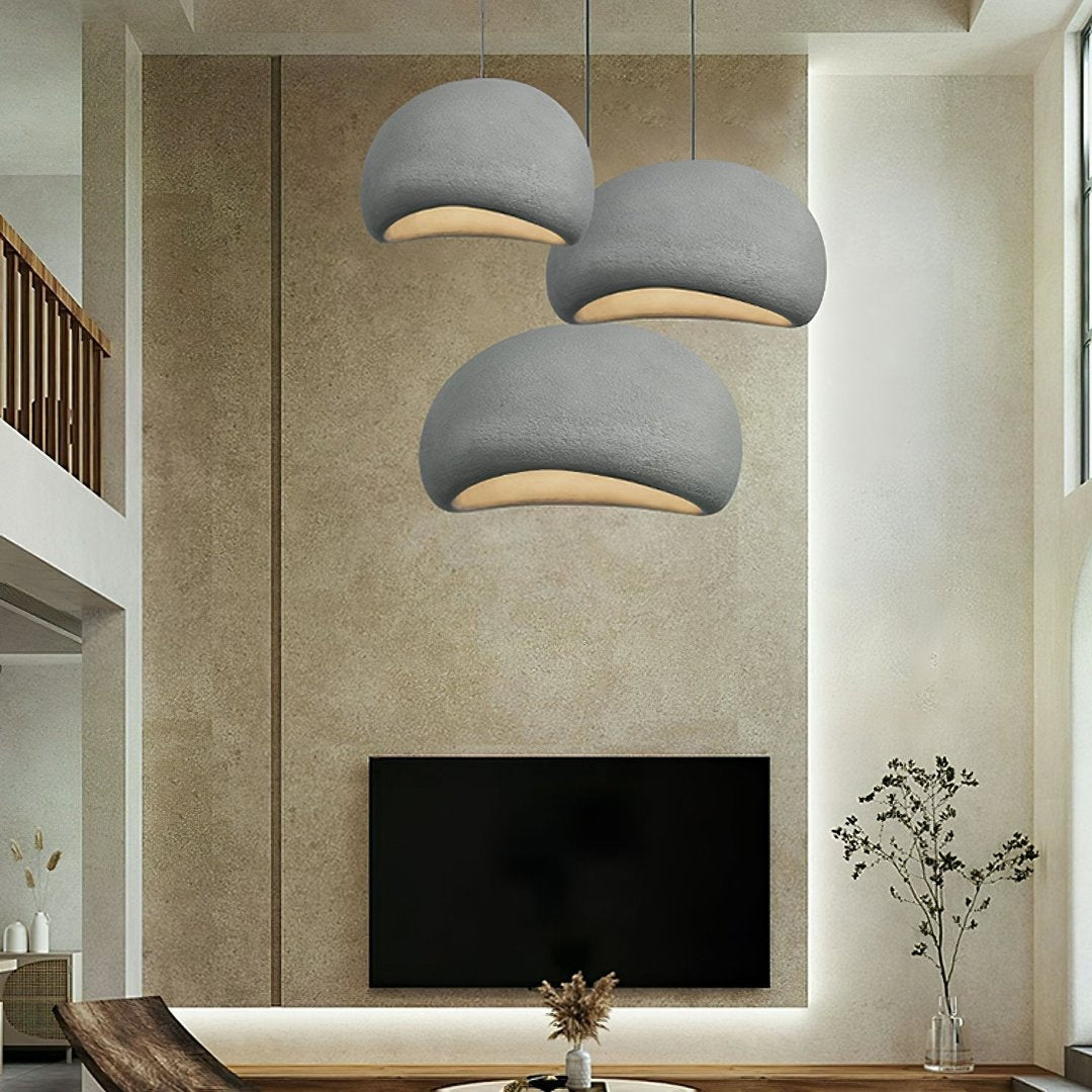 Wasabi Hanglamp – Gesculpteerd Koepelontwerp met Verstelbare Hoogte