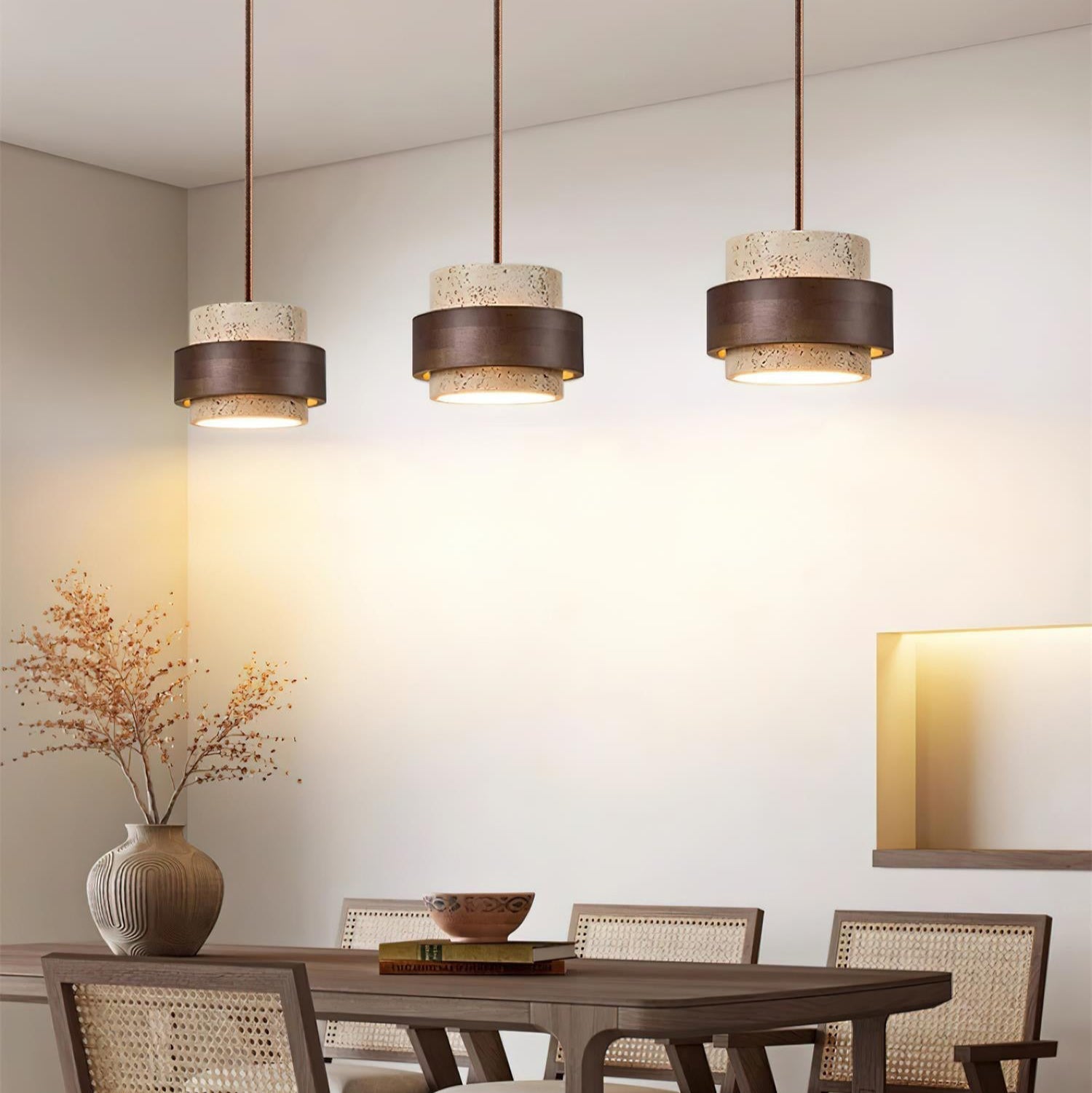 Perra Hanglamp van Travertin