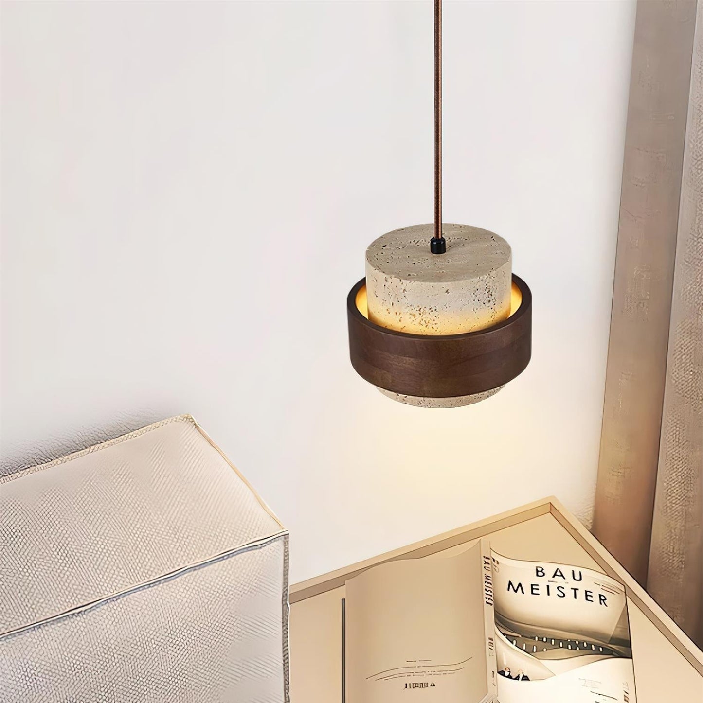 Perra Hanglamp van Travertin