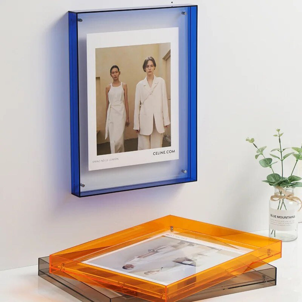 Transparante Acryl Zwevende Fotolijst