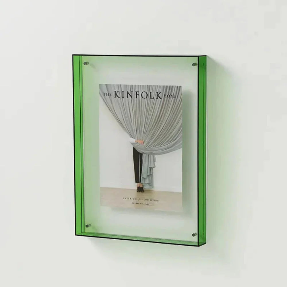 Transparante Acryl Zwevende Fotolijst