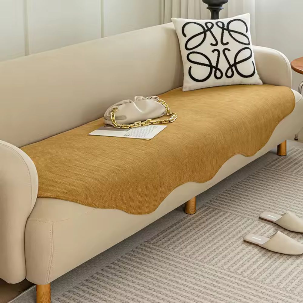 All-Seizoenen Effen Contour Pasvorm Sofa Cover
