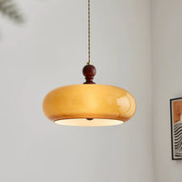 Eldom Amber Glazen Schaduw Hanglamp