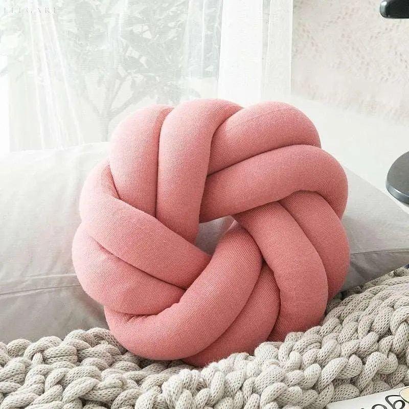 Katoenen Knoop Kussen - Katoenen Knoop Kussen