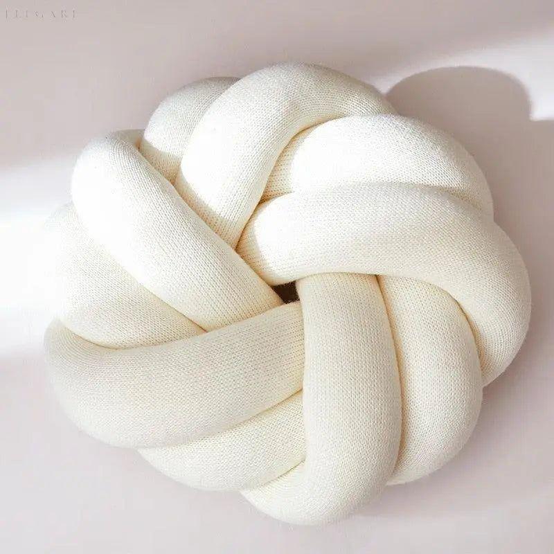 Katoenen Knoop Kussen - Katoenen Knoop Kussen