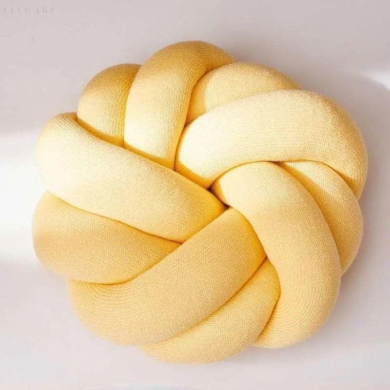 Katoenen Knoop Kussen - Katoenen Knoop Kussen