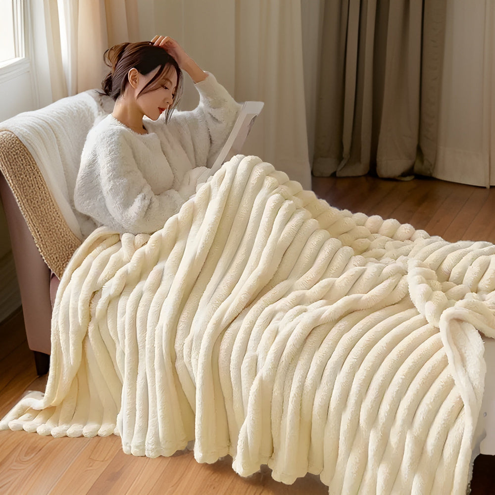 CozyBlanket - Luxe Pluche Fleece Deken voor de Bank - zachte, warme en knusse deken voor bank en woonkamer