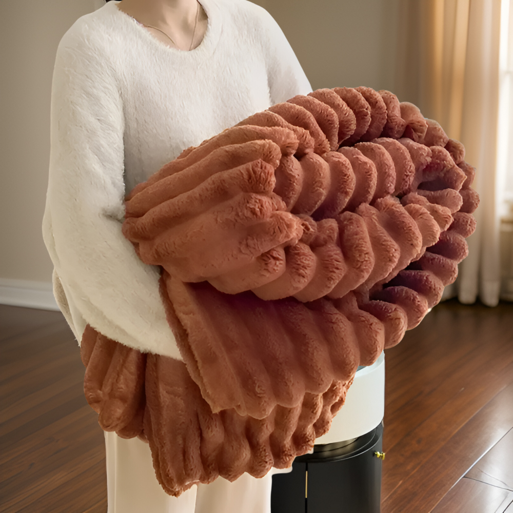 CozyBlanket - Luxe Pluche Fleece Deken voor de Bank - zachte, warme en knusse deken voor bank en woonkamer