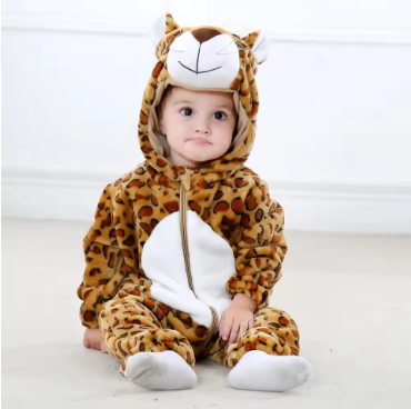 CozyCubs | Flanellen Romper voor Kinderen – Schattige Speeloutfit