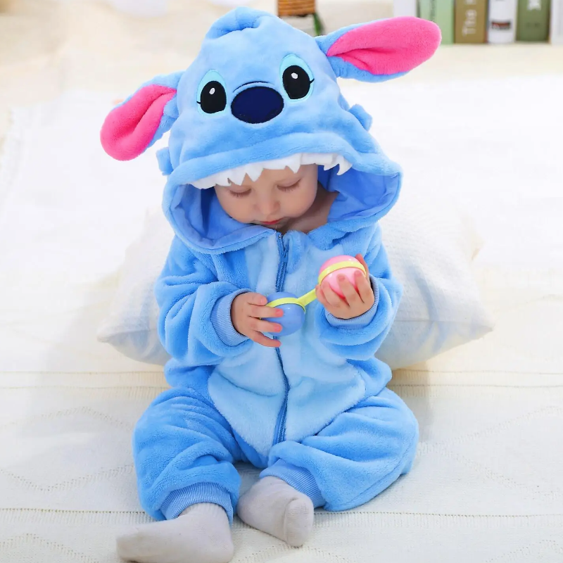 CozyCubs | Flanellen Romper voor Kinderen – Schattige Speeloutfit