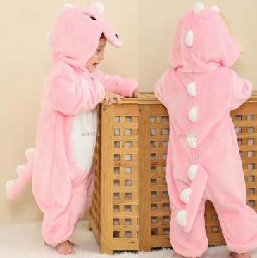CozyCubs | Flanellen Romper voor Kinderen – Schattige Speeloutfit