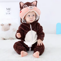 CozyCubs | Flanellen Romper voor Kinderen – Schattige Speeloutfit