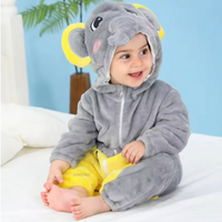 CozyCubs | Flanellen Romper voor Kinderen – Schattige Speeloutfit