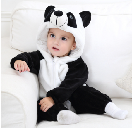 CozyCubs | Flanellen Romper voor Kinderen – Schattige Speeloutfit