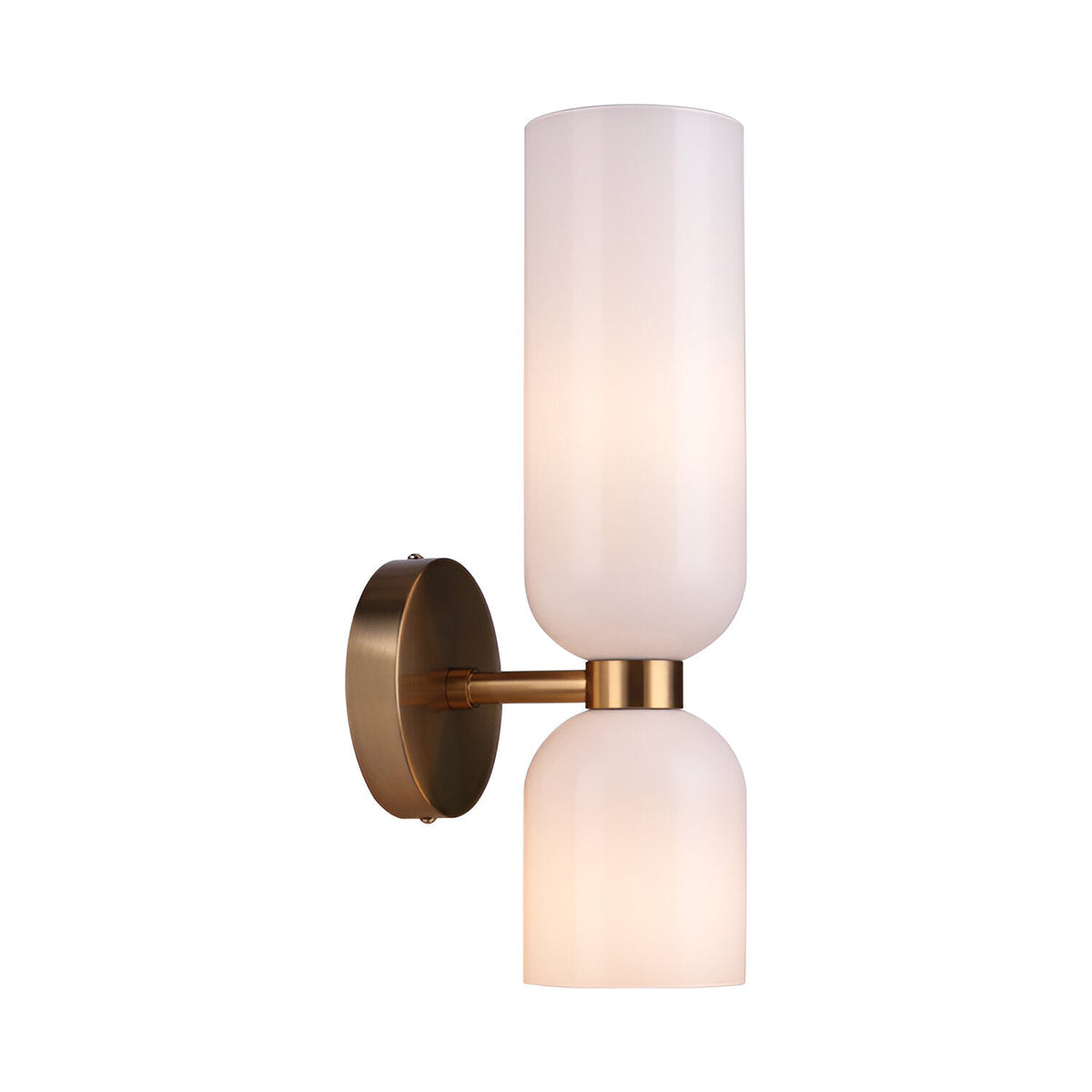Velora Nordic Dubbele Glazen Wandlamp