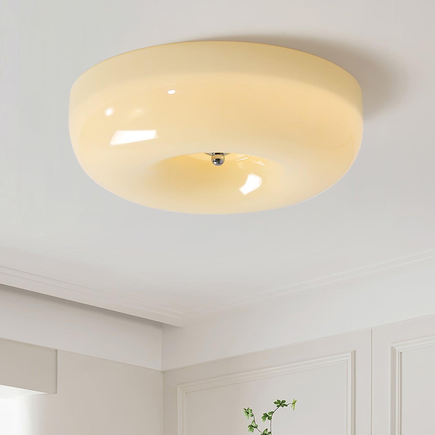 Afralia Moderne Plafondlamp van Draaiglas