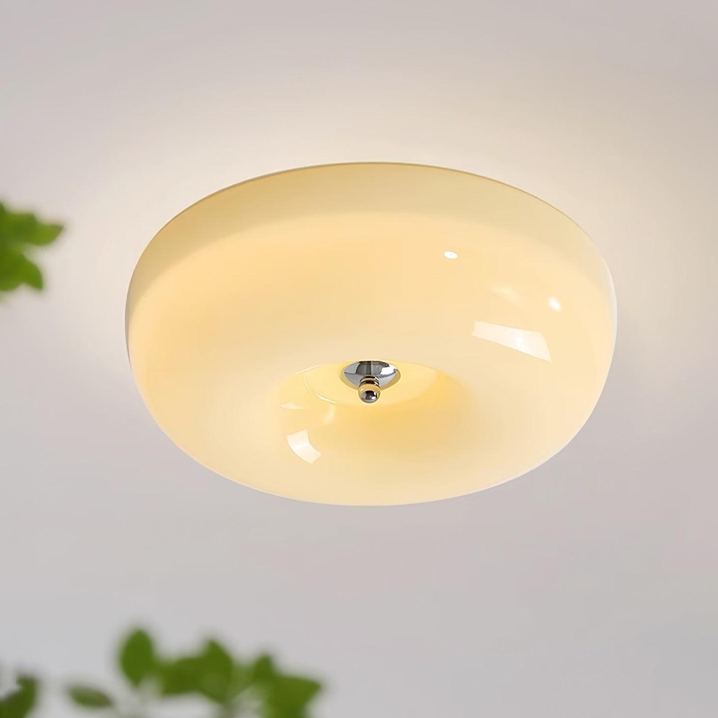 Afralia Moderne Plafondlamp van Draaiglas