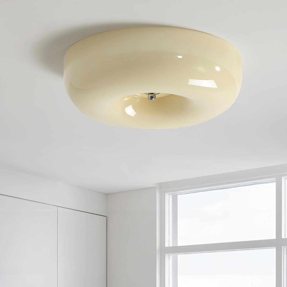 Afralia Moderne Plafondlamp van Draaiglas