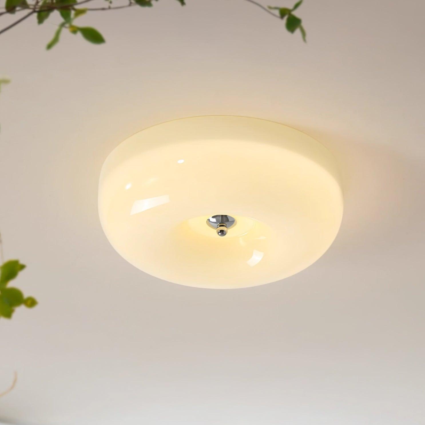 Afralia Moderne Plafondlamp van Draaiglas