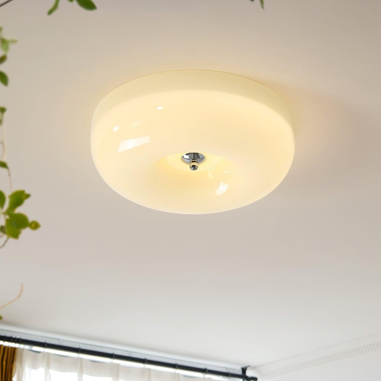 Afralia Moderne Plafondlamp van Draaiglas
