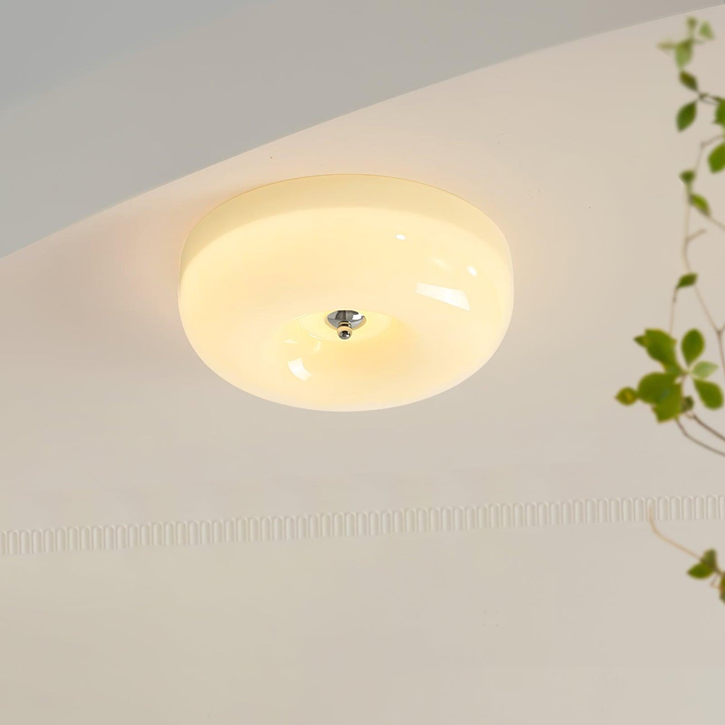 Afralia Moderne Plafondlamp van Draaiglas