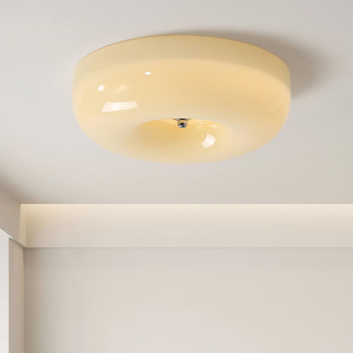 Afralia Moderne Plafondlamp van Draaiglas