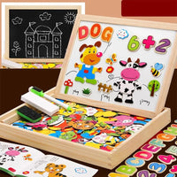 ARTIBLOX – 2-in-1 Montessori Tekenbord met Magneetbord & Krijtbord voor Kinderen