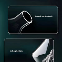 "IJsberg" Wijn-Dekanter & Verdeler | Handgemaakt loodvrij kristalglas | Lucht- & filtersysteem | Elegante serveerkaraffe voor rode wijn | 1500ml luxe ontwerp