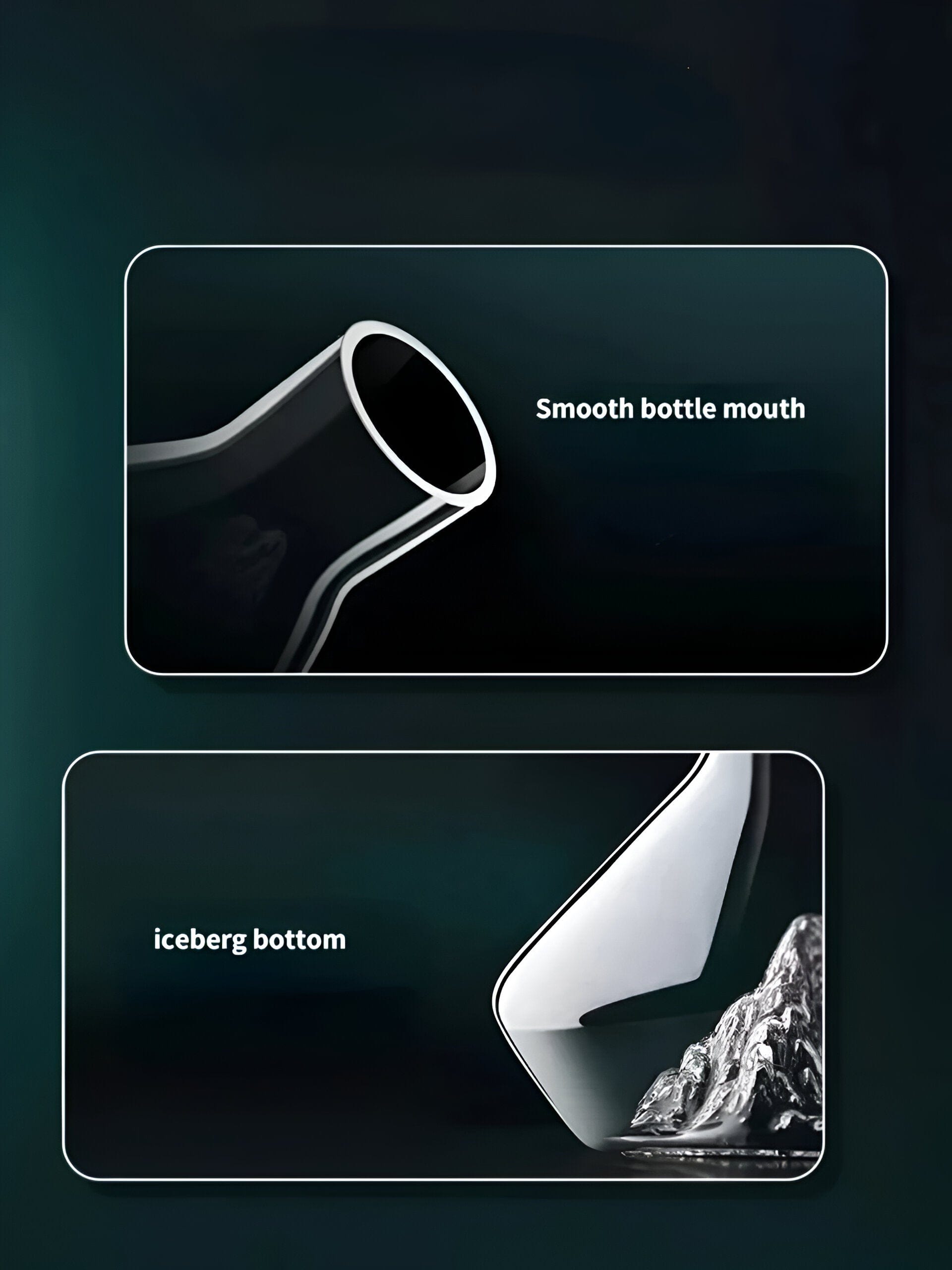 "IJsberg" Wijn-Dekanter & Verdeler | Handgemaakt loodvrij kristalglas | Lucht- & filtersysteem | Elegante serveerkaraffe voor rode wijn | 1500ml luxe ontwerp