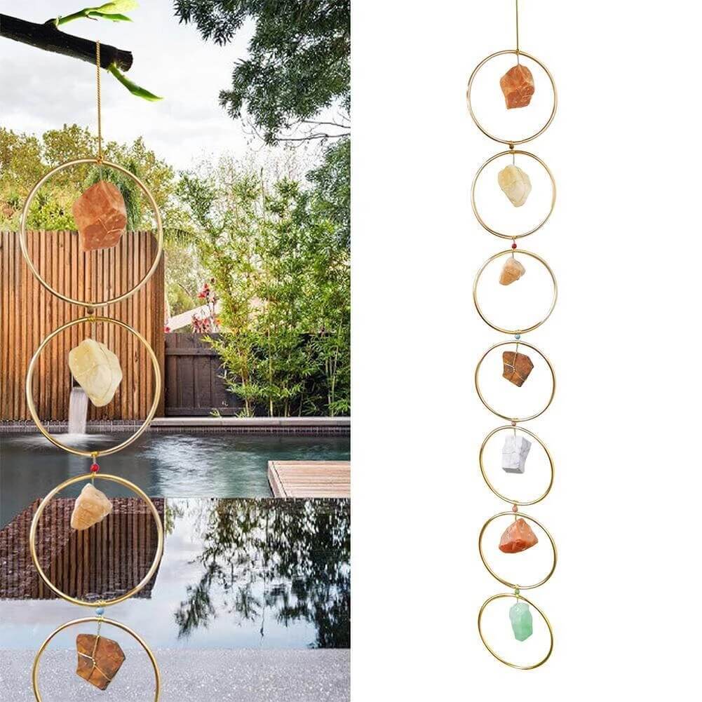 7 Chakra Edelsteen wanddecoratie