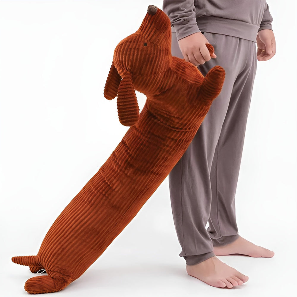 CuddlyPlush - Schattige Kordel Teckel Pluche Kussen