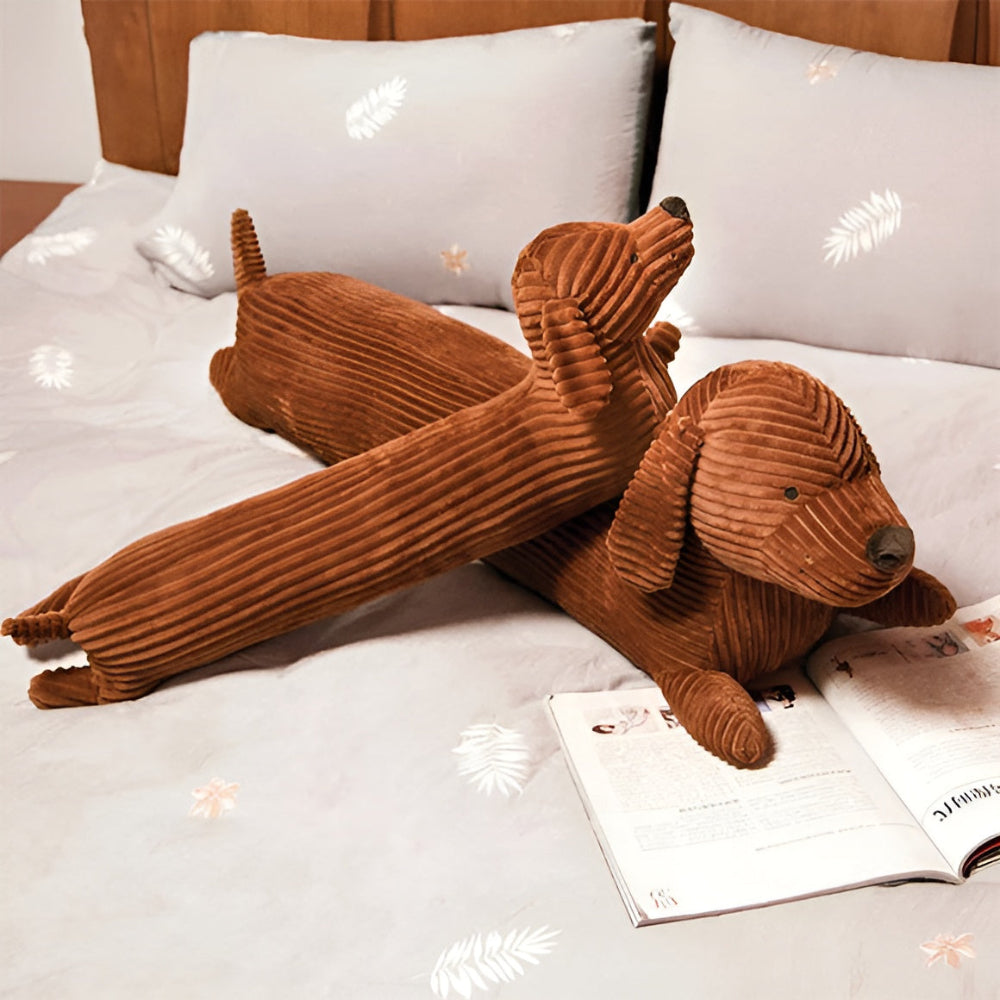 CuddlyPlush - Schattige Kordel Teckel Pluche Kussen