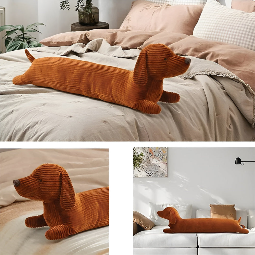 CuddlyPlush - Schattige Kordel Teckel Pluche Kussen