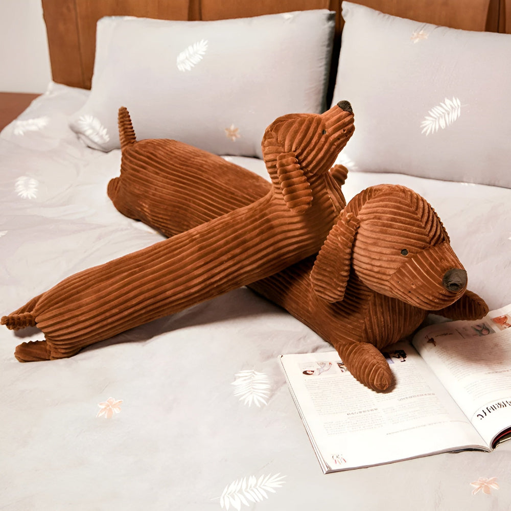 CuddlyPlush - Schattige Kordel Teckel Pluche Kussen