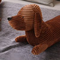 CuddlyPlush - Schattige Kordel Teckel Pluche Kussen